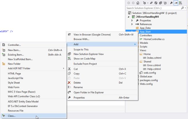 add class in apps folder
